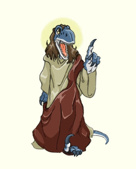 Raptor Jesus by Invader-Zero on DeviantArt