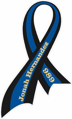 LCPD #989 Jonah Hernandez Ribbon Decal