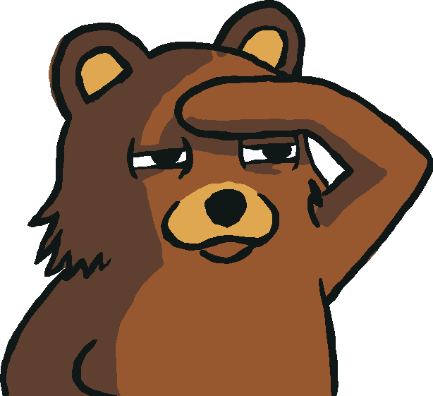 Pedobear Looking Art #2