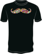 StickerBomb Mustache Shirt