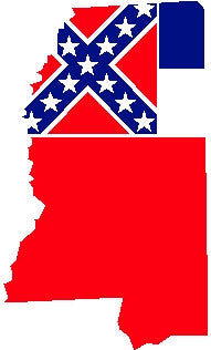 mississippi state flag decal