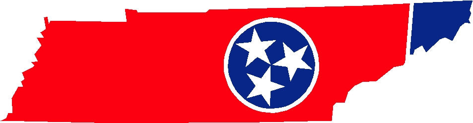 tennessee state flag decal