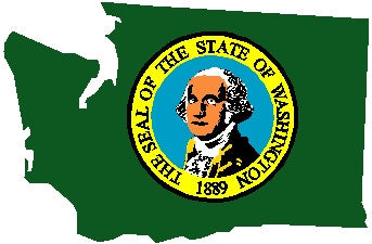 washington state flag decal